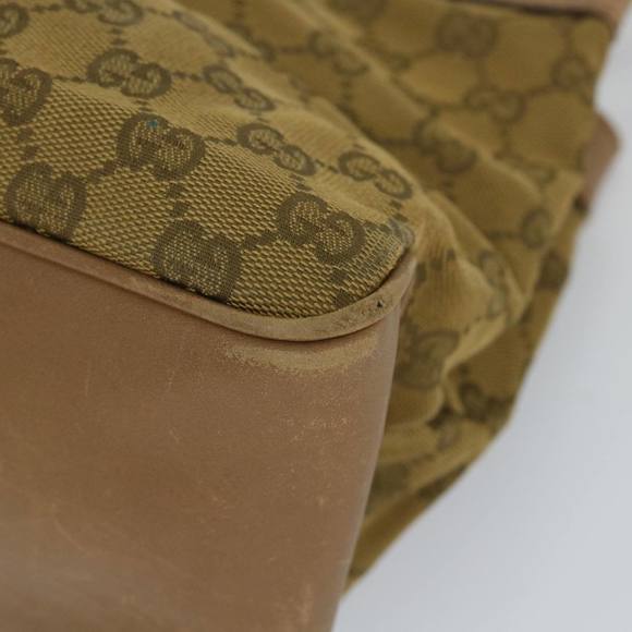 GUCCI GG Canvas Hand Bag Brown 109143 Auth 57772 - Picture 16 of 16